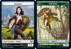 Soldier Token // Squirrel Token - Foil (Double Masters)